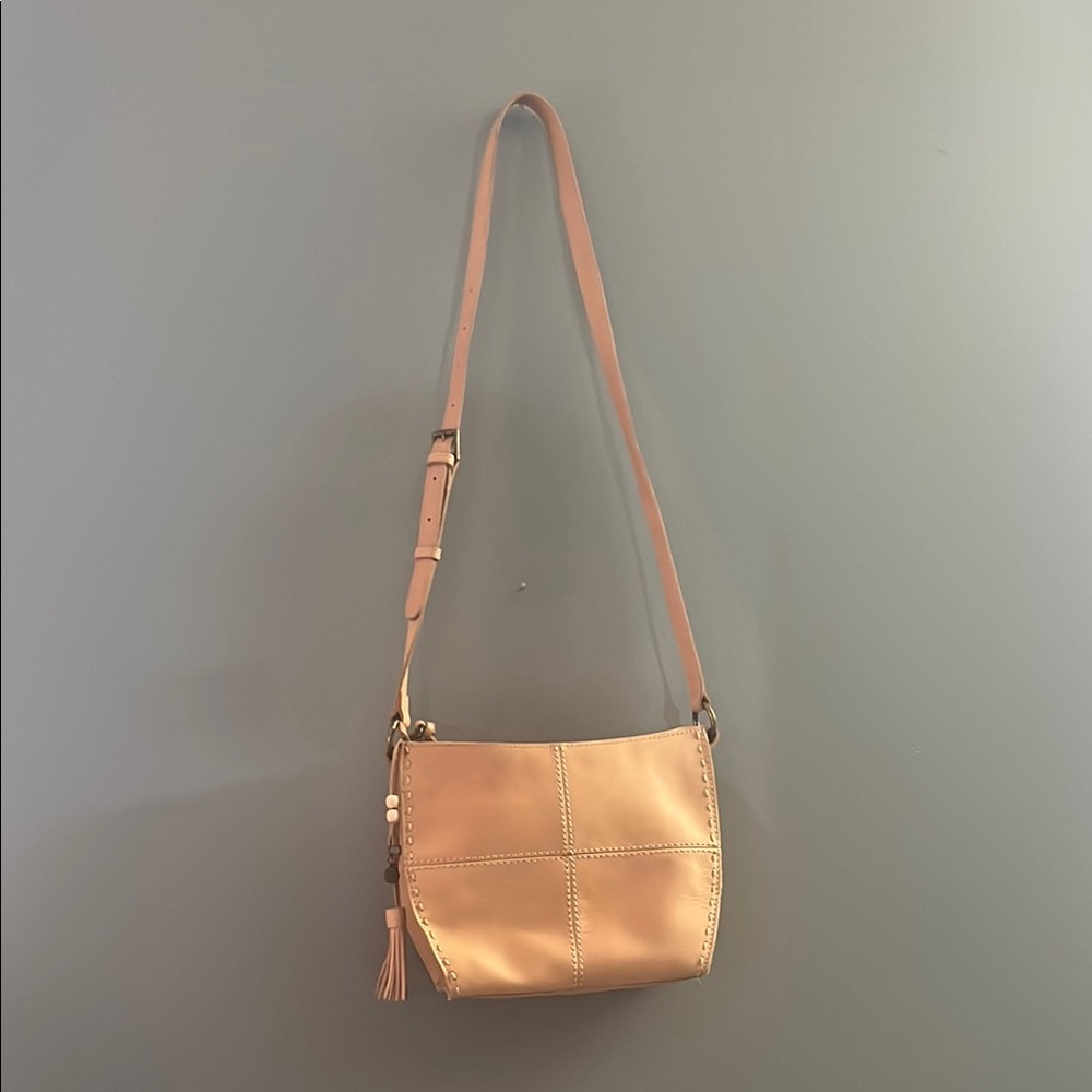The Sak Tan Leather Crossbody Bag